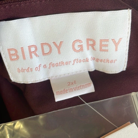 Birdy Grey HANNAH DRESS CREPE CABERNET - Picture 8 of 8
